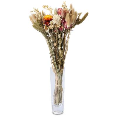 Landhaus-Strauß Trockenblumen peach