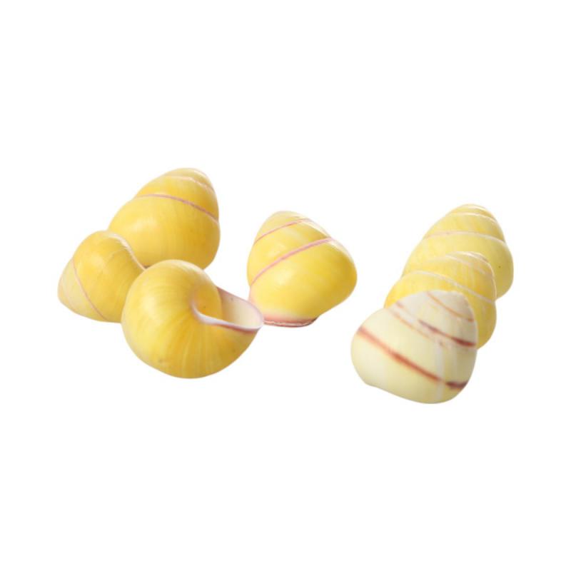 Muschelkorb Yellow Snail Plain 15cm