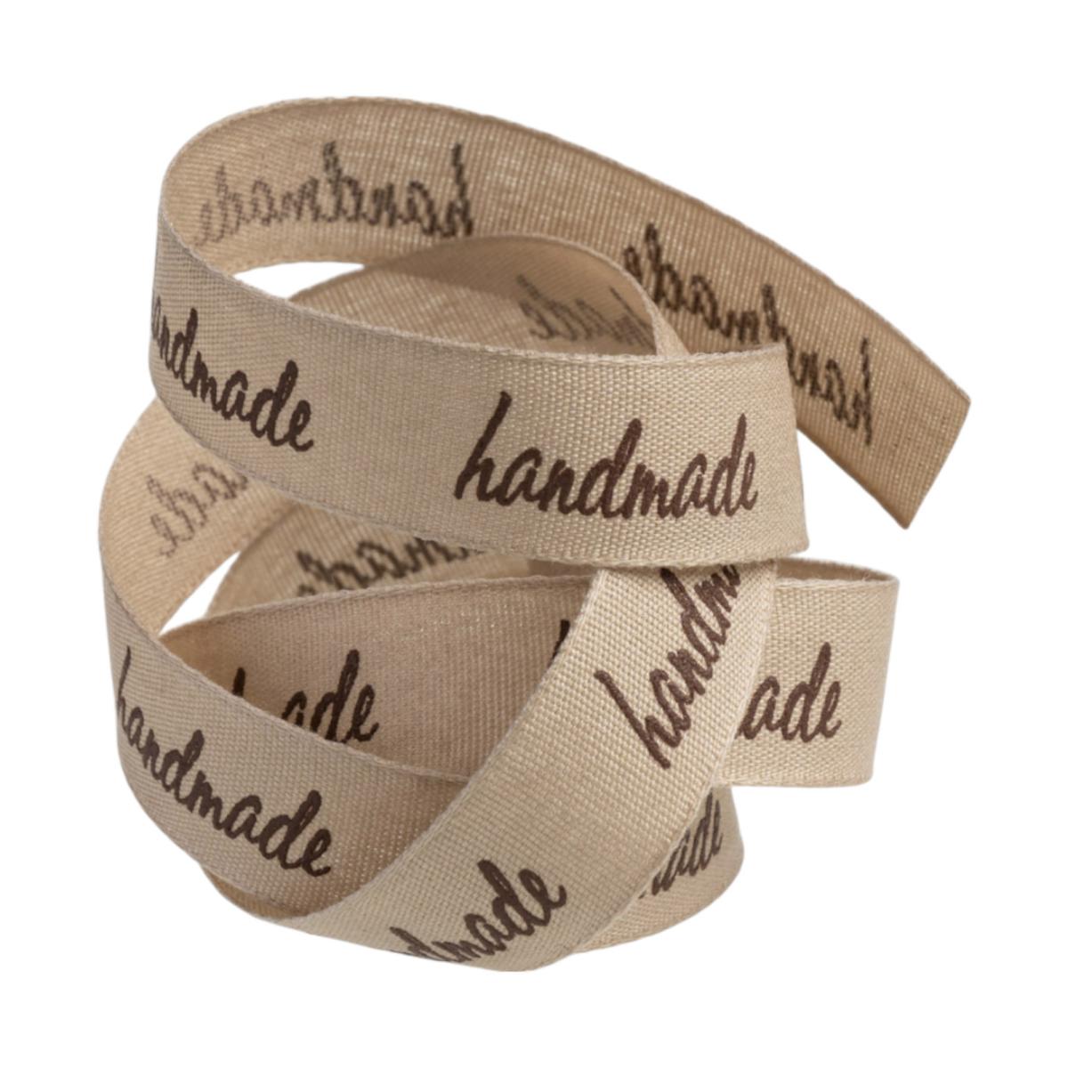 Band Handmade grau beige