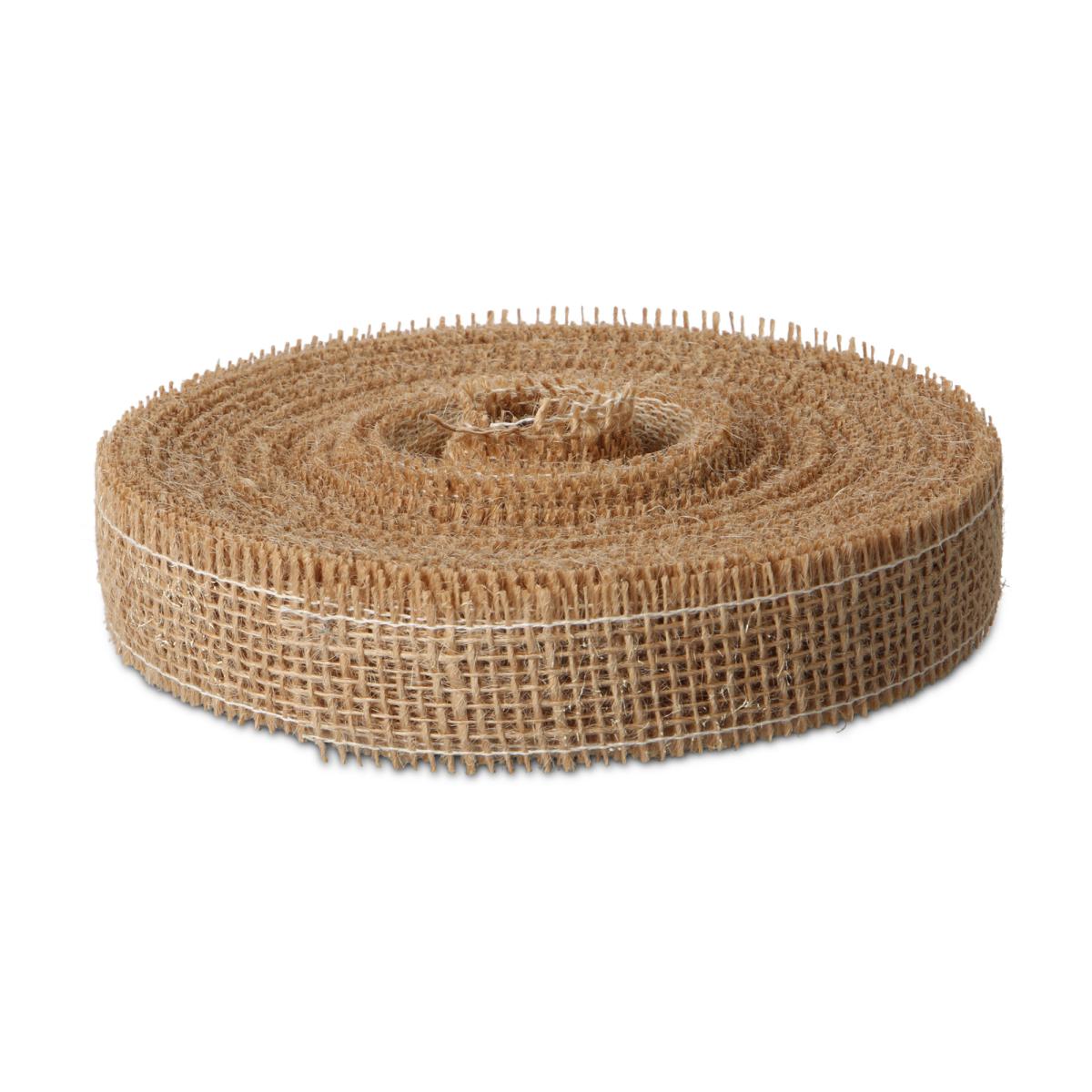 Jutestreifen gestärkt natur