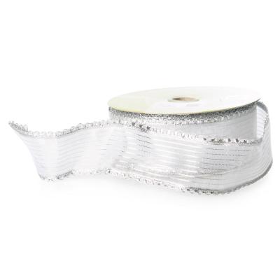 Band Weihnachten mit Draht 40mm