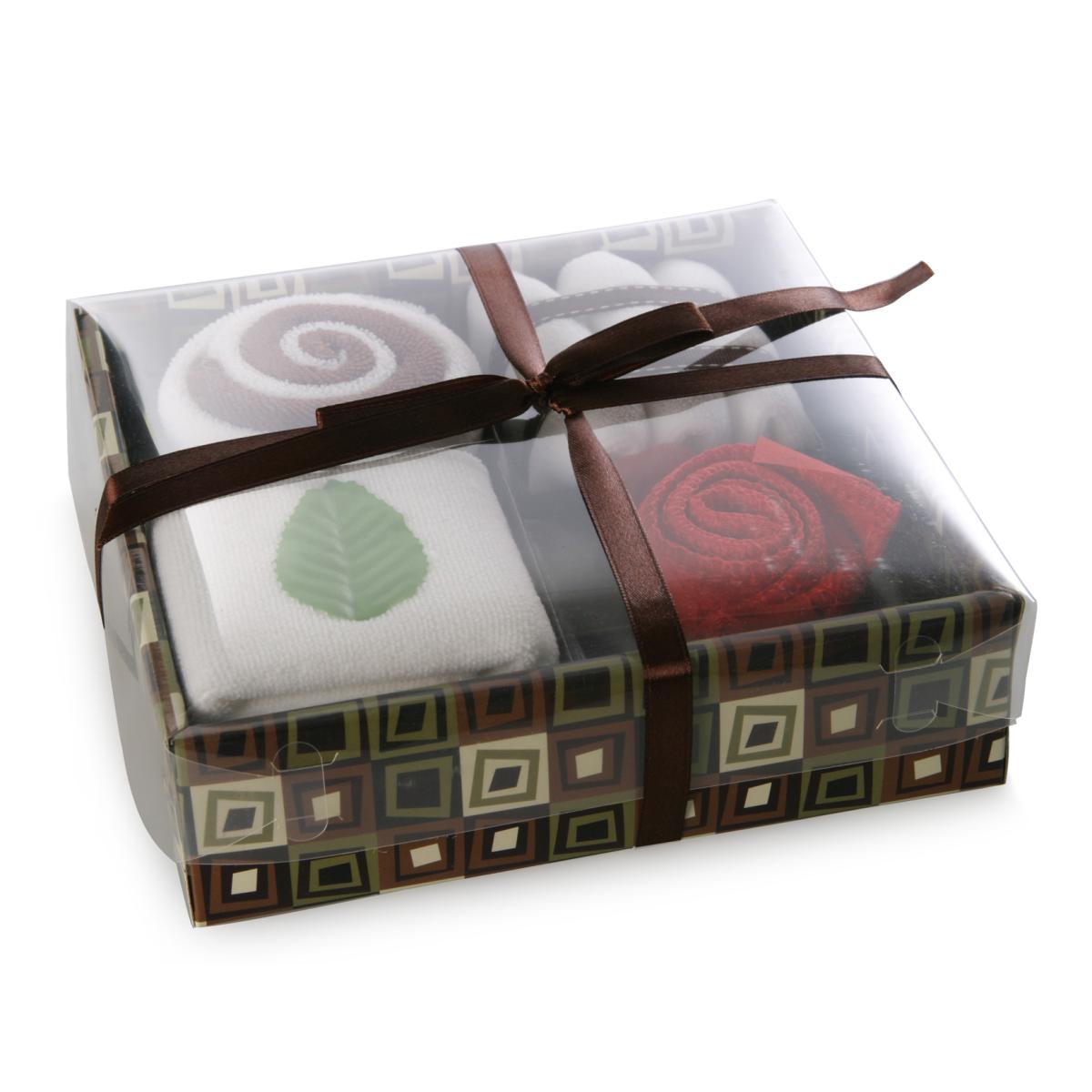 Handtuch Geschenkbox, 30x30/20x20cm