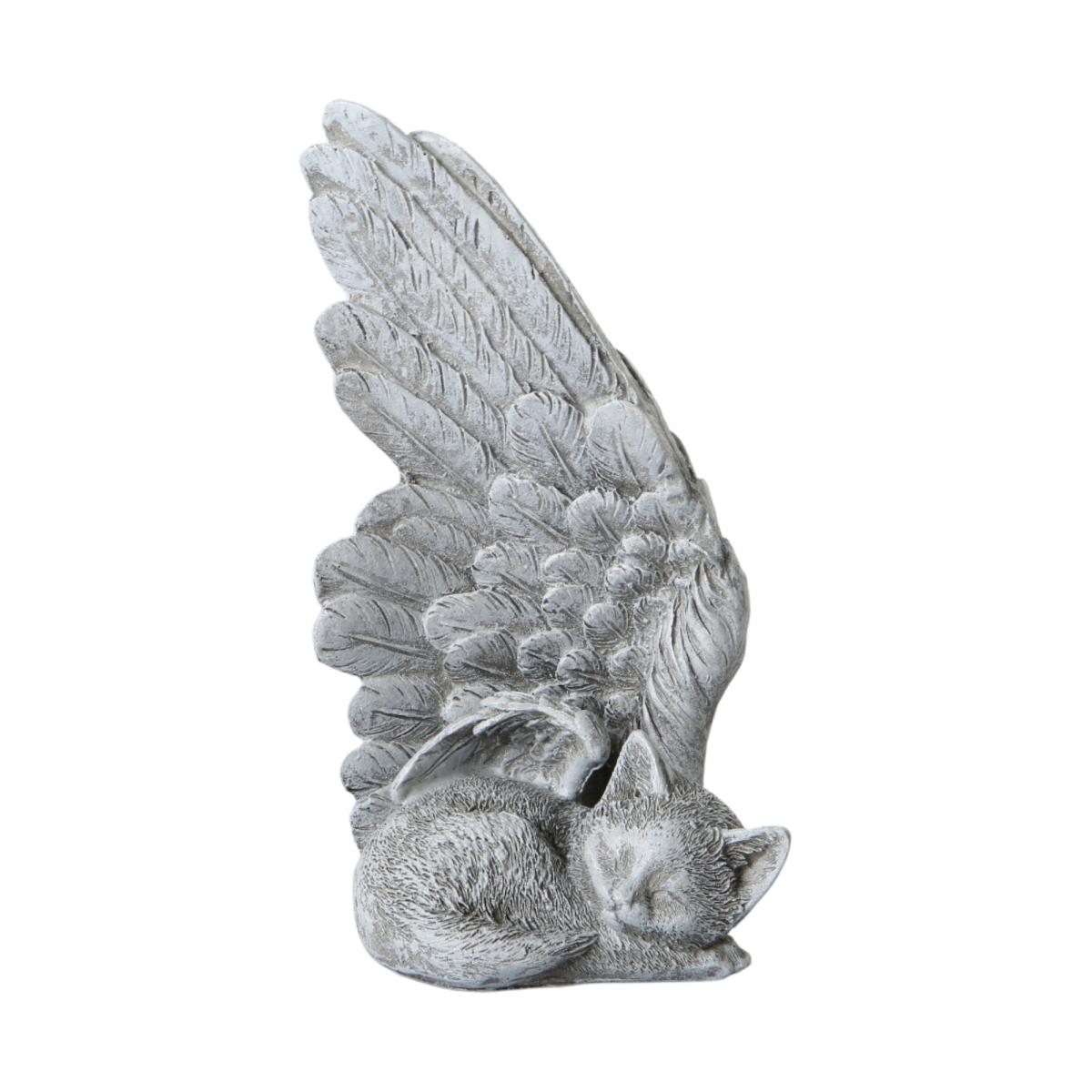 Poly-Katze mit Engelsflügel