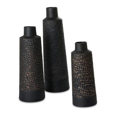 Vase Marrone zylindrisch