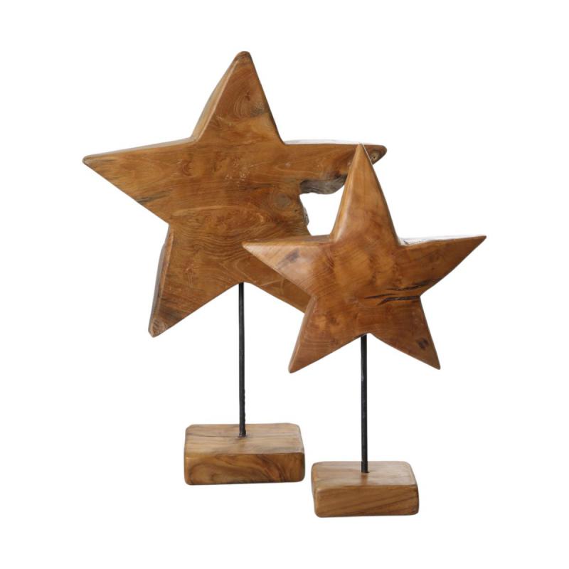 Teakholz-Sternaufsteller