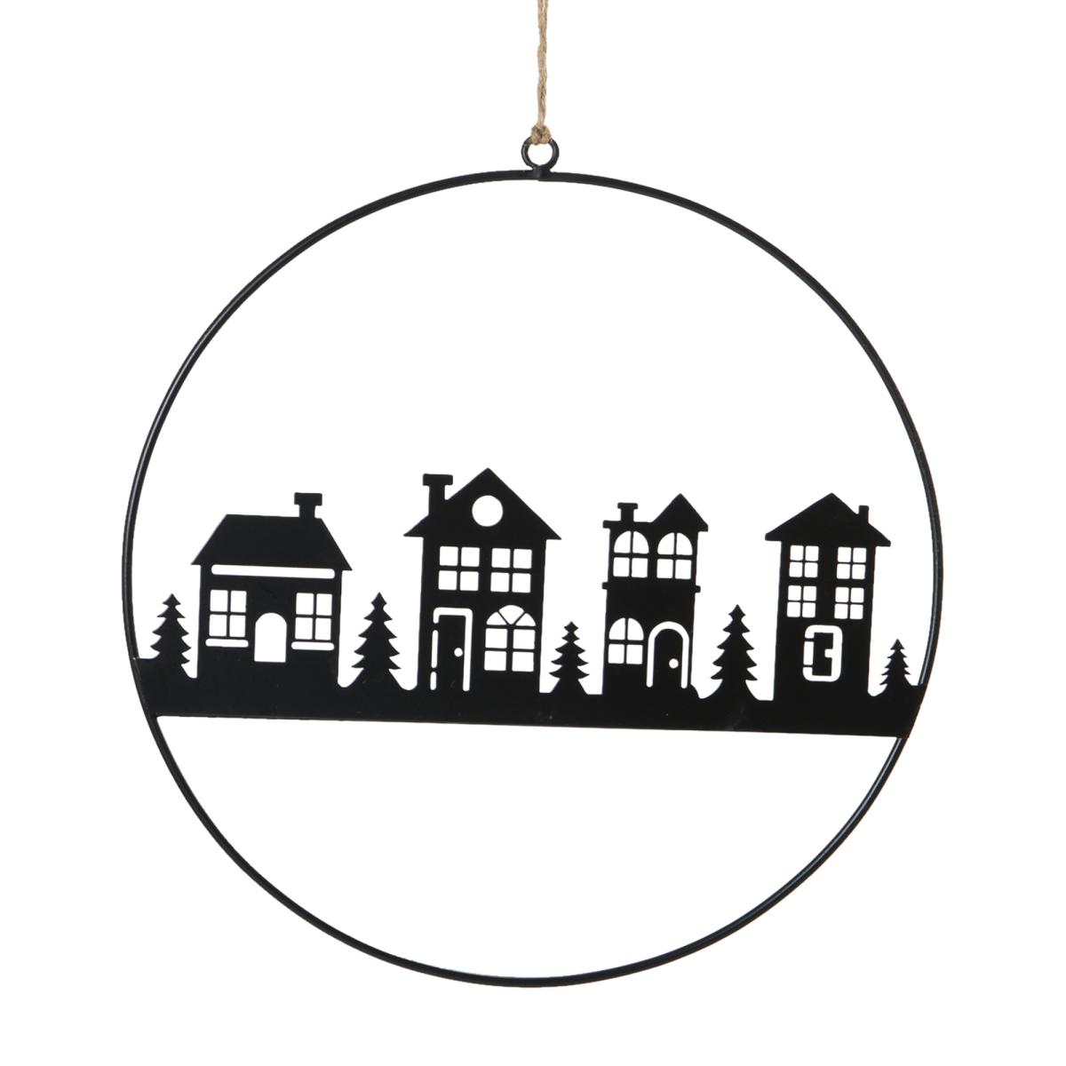 Metallring mit Skyline