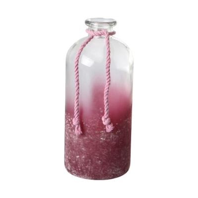 Vase halbgefrostet lila