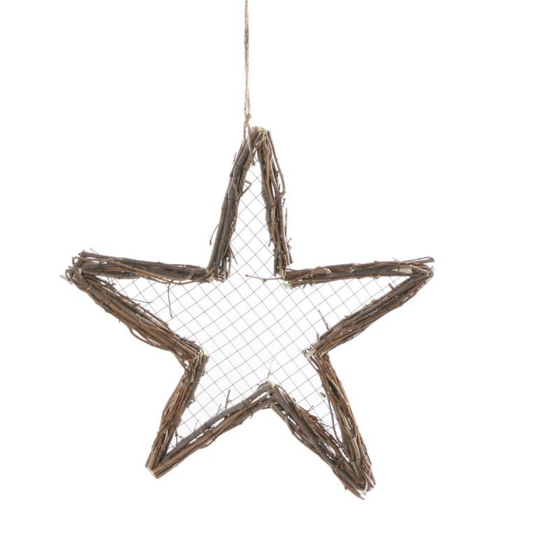 Stern-Hänger Rebe mit Draht
