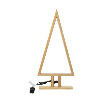 Bambus-Tischlampe Baum natur