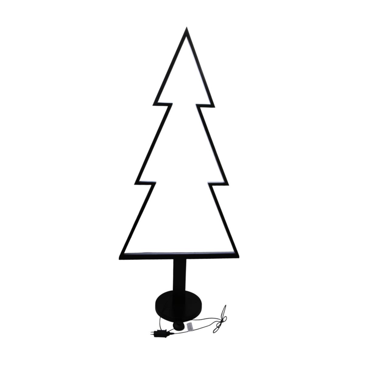 Bambus-Lampe Tannenbaum schwarz