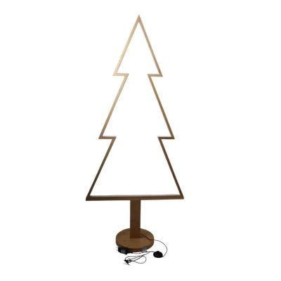 Bambus-Lampe Tannenbaum natur