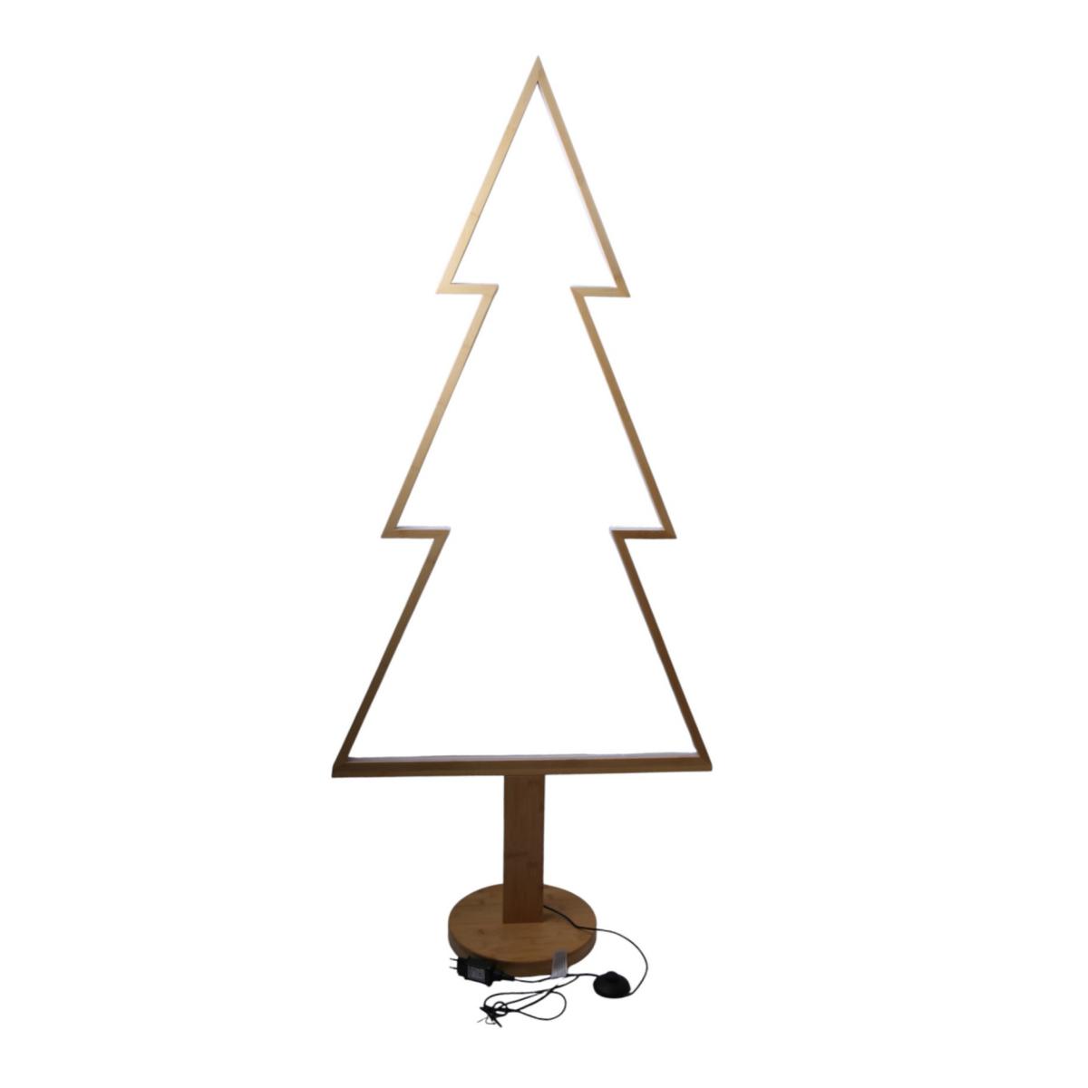 Bambus-Lampe Tannenbaum natur