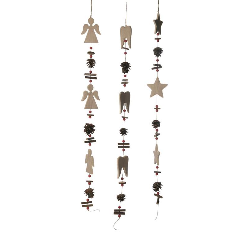 Girlande Sterne/Engelflügel/Engel Motivmix