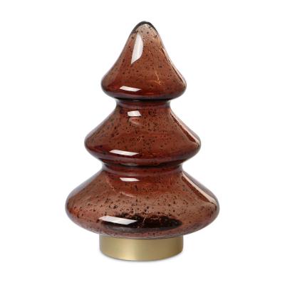 LED-Weihnachtsbaum aus Glas braun