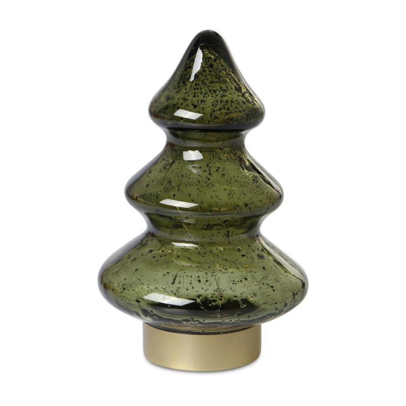 LED-Weihnachtsbaum aus Glas grün