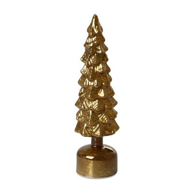 LED-Weihnachtsbaum drehend gold