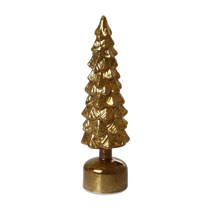LED-Weihnachtsbaum drehend gold