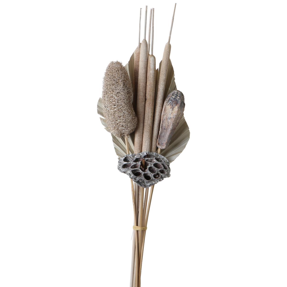 Trockenblumen-Bouquet whitewash