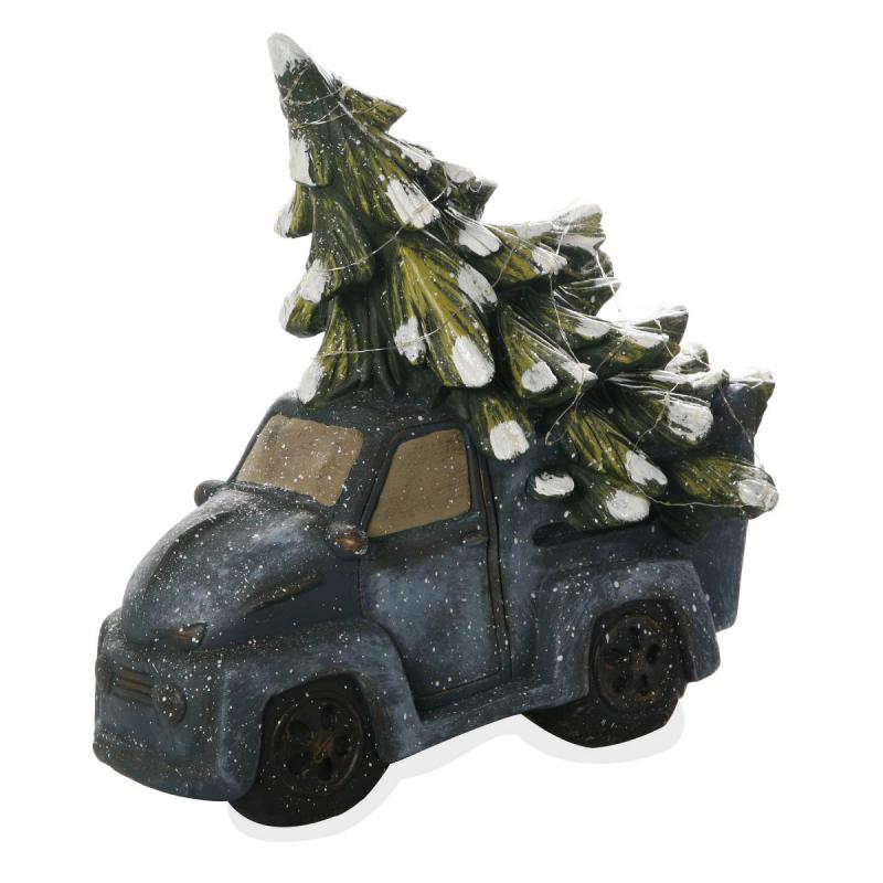 Auto mit Tannenbaum LED