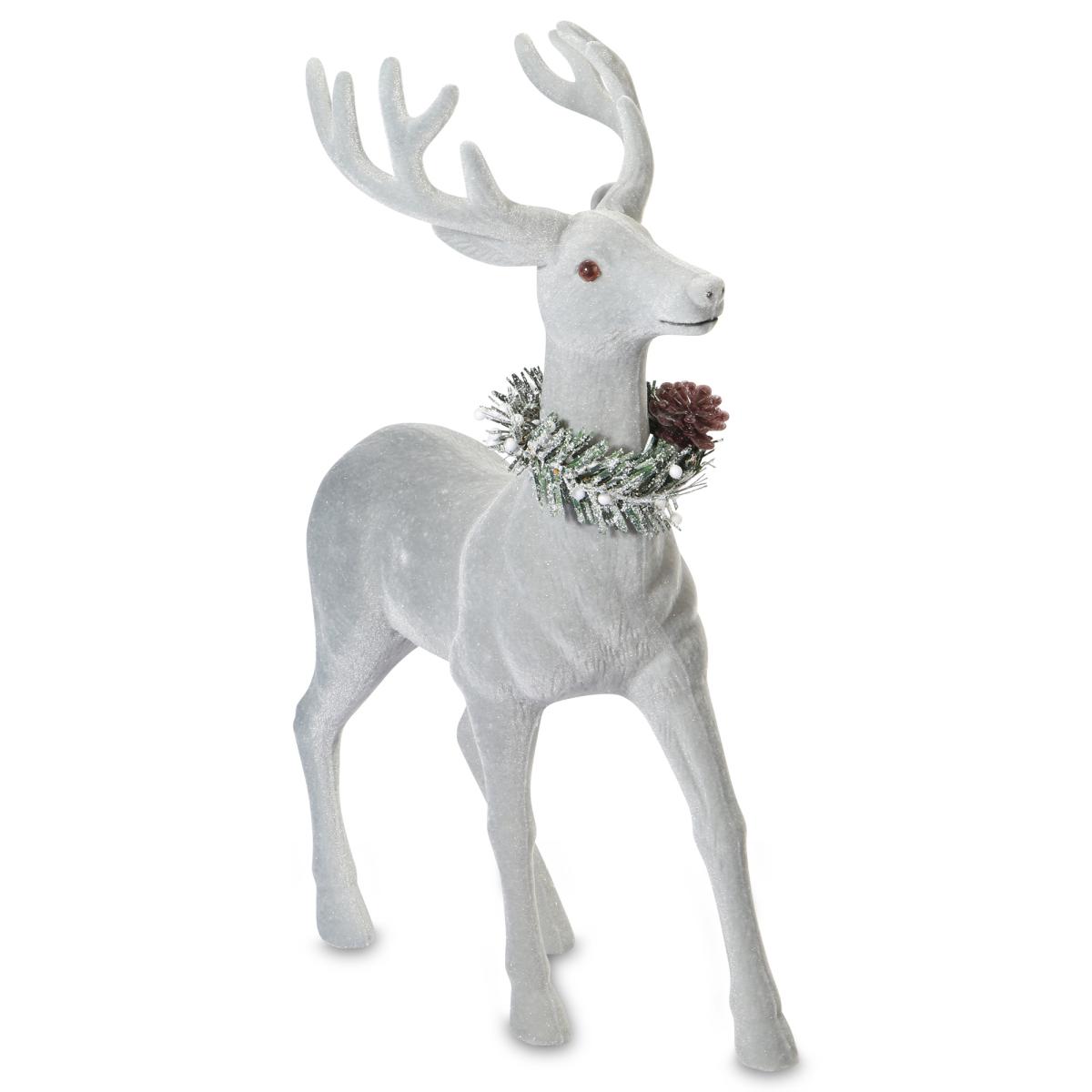 beflockter Hirschaufsteller