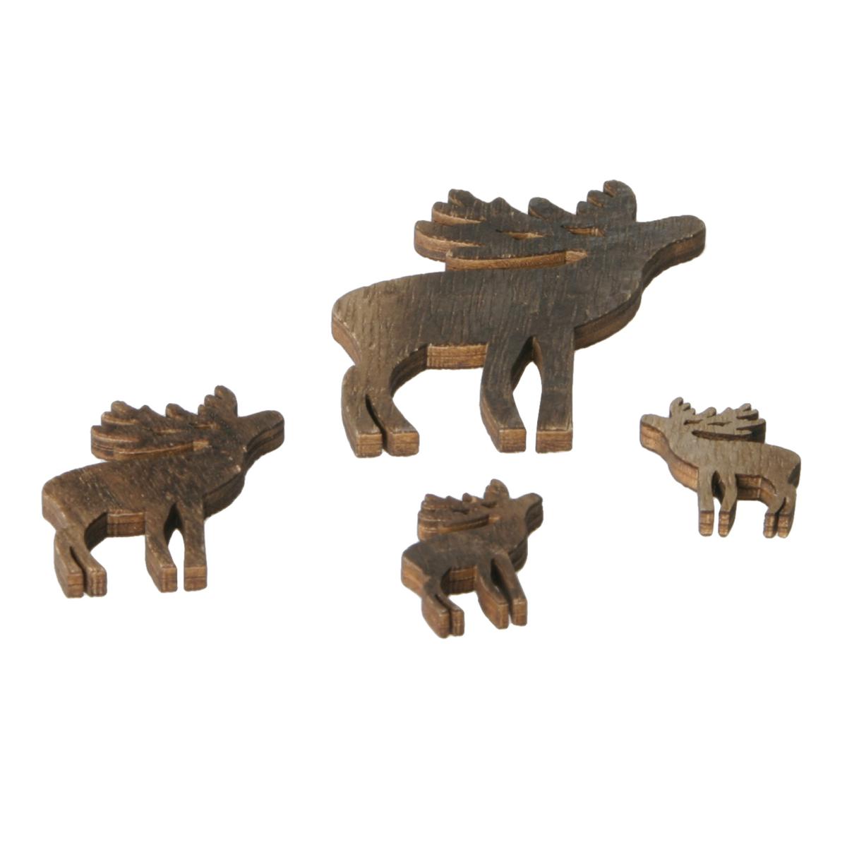 Streuteile Hirsche 4/5,5/9cm