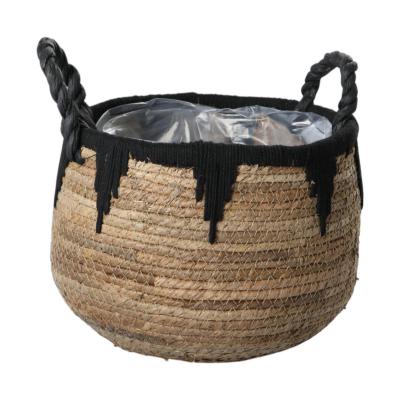 Strohkorb mit Henkel