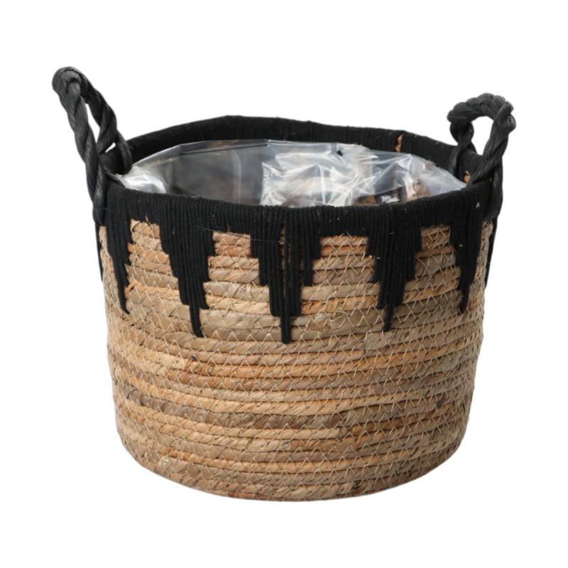 Strohkorb mit Henkel