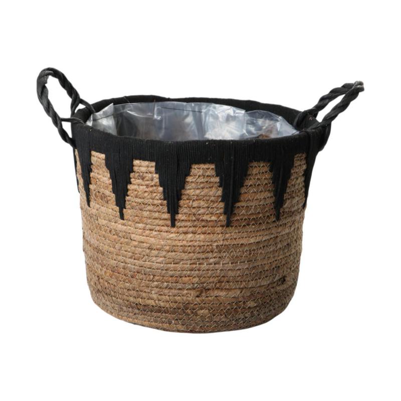 Strohkorb mit Henkel