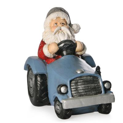 Weihnachtsmann im Auto