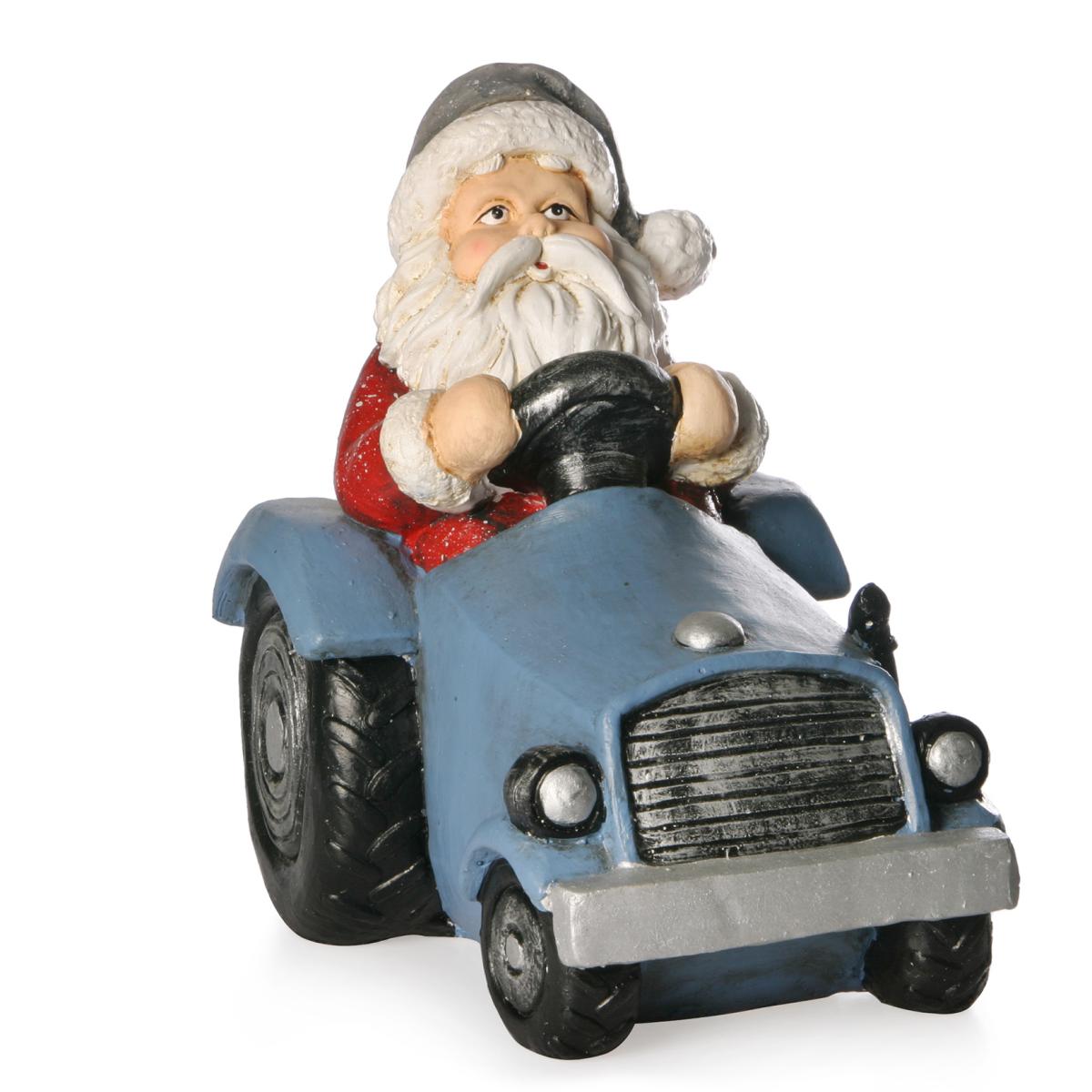 Weihnachtsmann im Auto