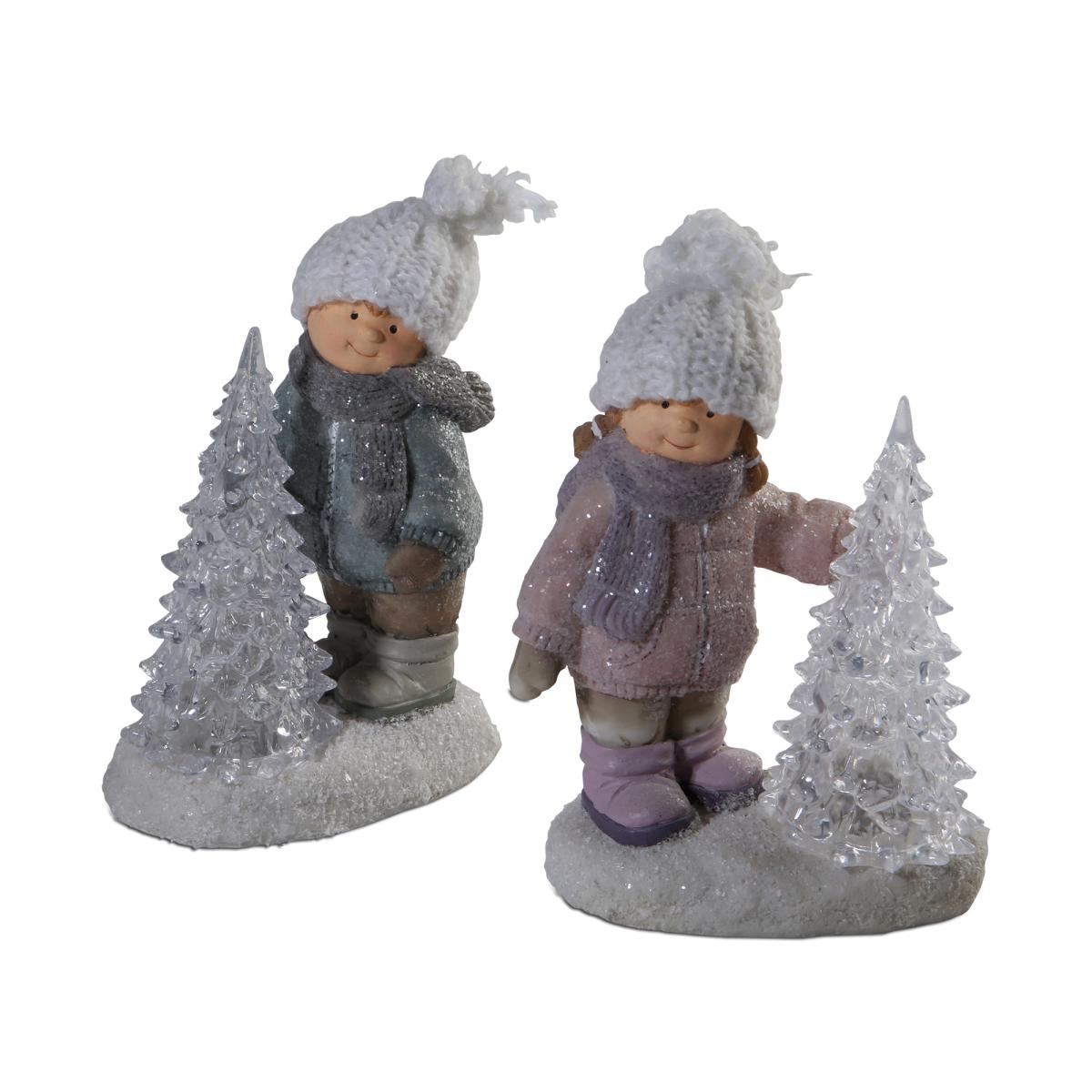 LED-Weihnachtsbaum mit Figur Motivmix