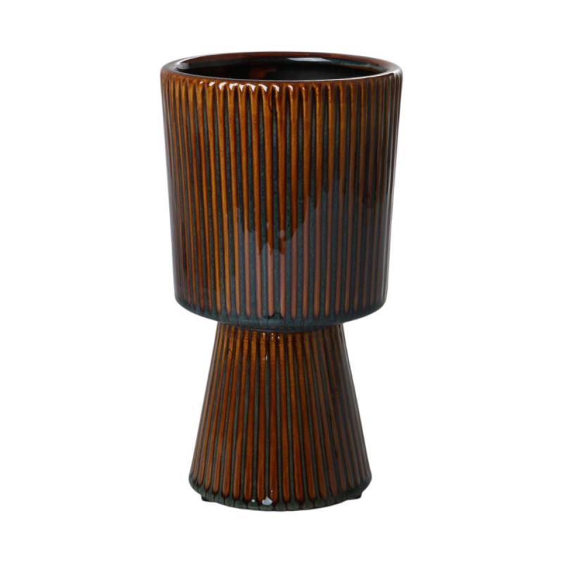Pokal-Topf braun
