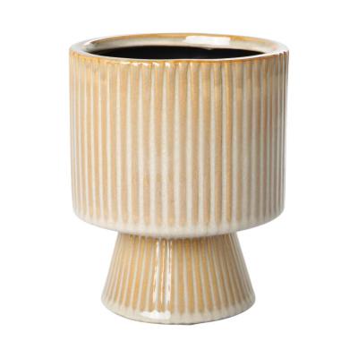 Pokal-Topf beige