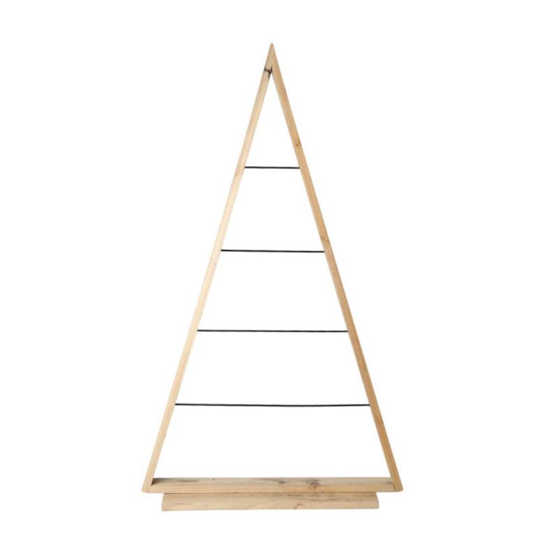 Baumaufsteller Holz mit Metallstangen