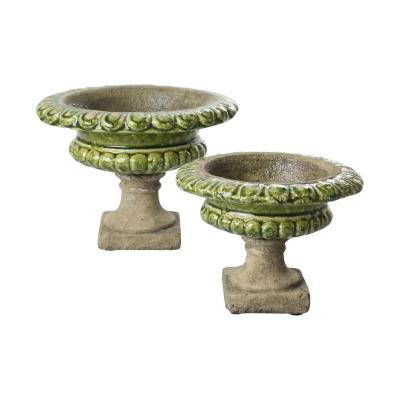 Pokal glasiert farbverlauf grün