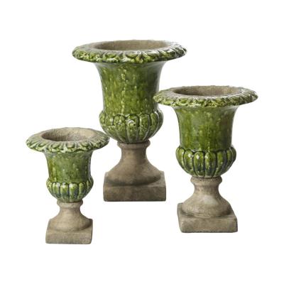 Pokal glasiert farbverlauf gr&uuml;n