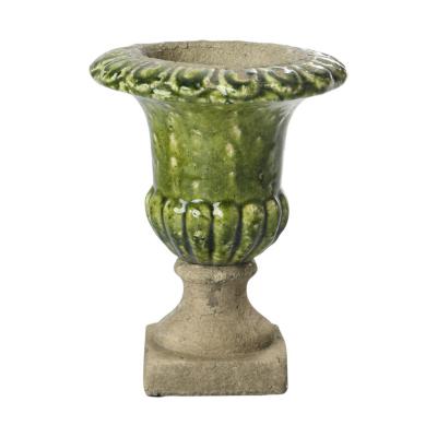 Pokal glasiert farbverlauf gr&uuml;n