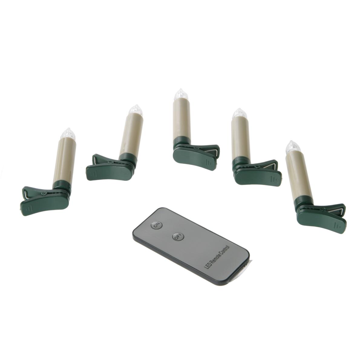 LED-Christbaumkerzen mit Fernbedienung