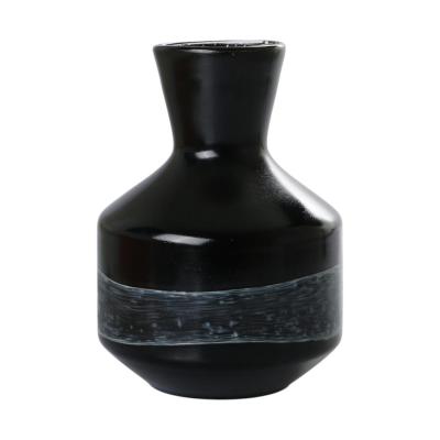 Vase schwarz
