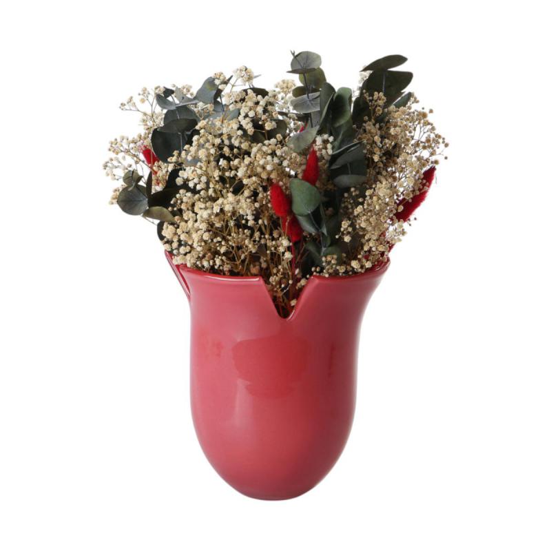 Vase hellrot
