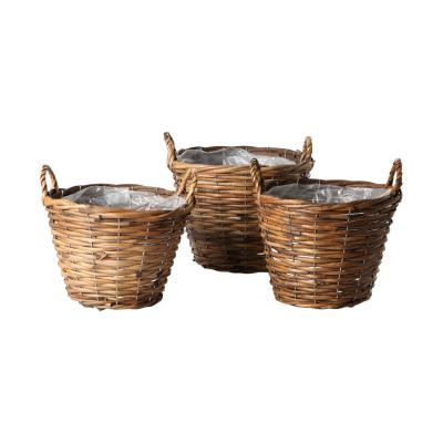 Pflanzkorb hoch mit Henkel