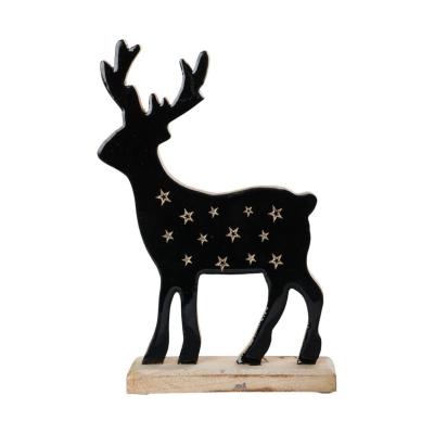Hirsch-Aufsteller schwarz
