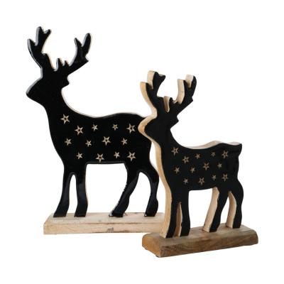 Hirsch-Aufsteller schwarz