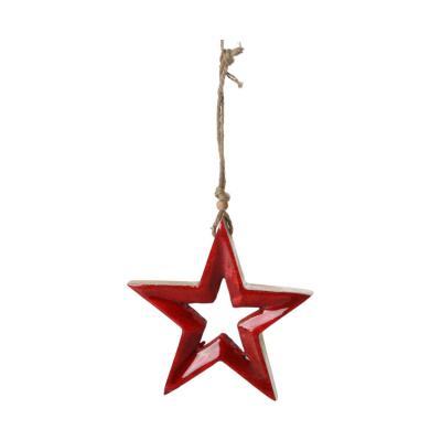 Sternhänger offen rot