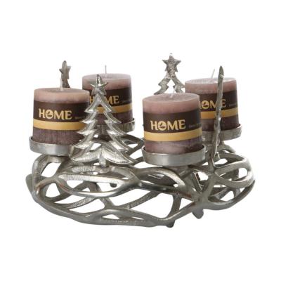 Alu-Kranz mit Kerzenhalter