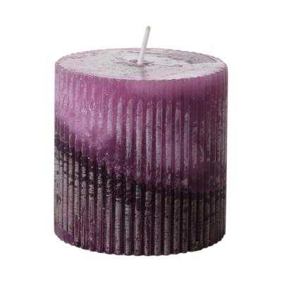 Stumpen durchgefärbt zweifarbig lavendel