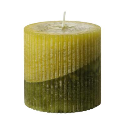 Stumpen durchgefärbt zweifarbig grün