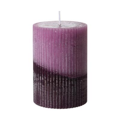 Stumpen durchgefärbt zweifarbig lavendel