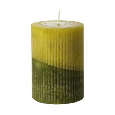 Stumpen durchgefärbt zweifarbig grün