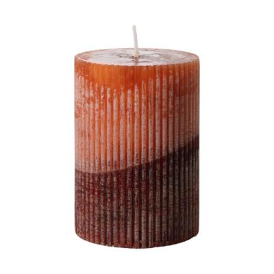 Stumpen durchgefärbt zweifarbig caramel